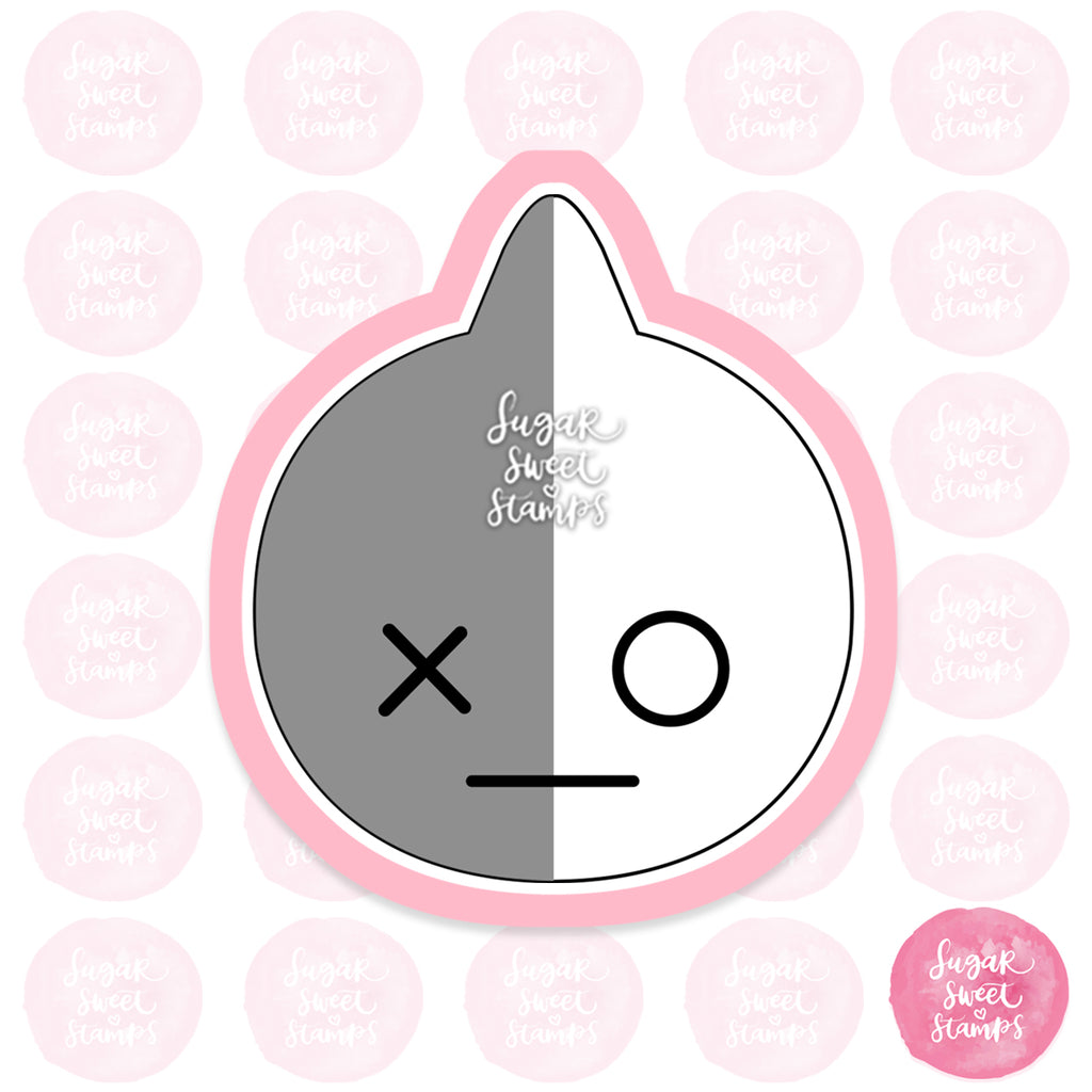 bt21 bts kpop line friends mascot cute van custom 3d printed cookie cutter