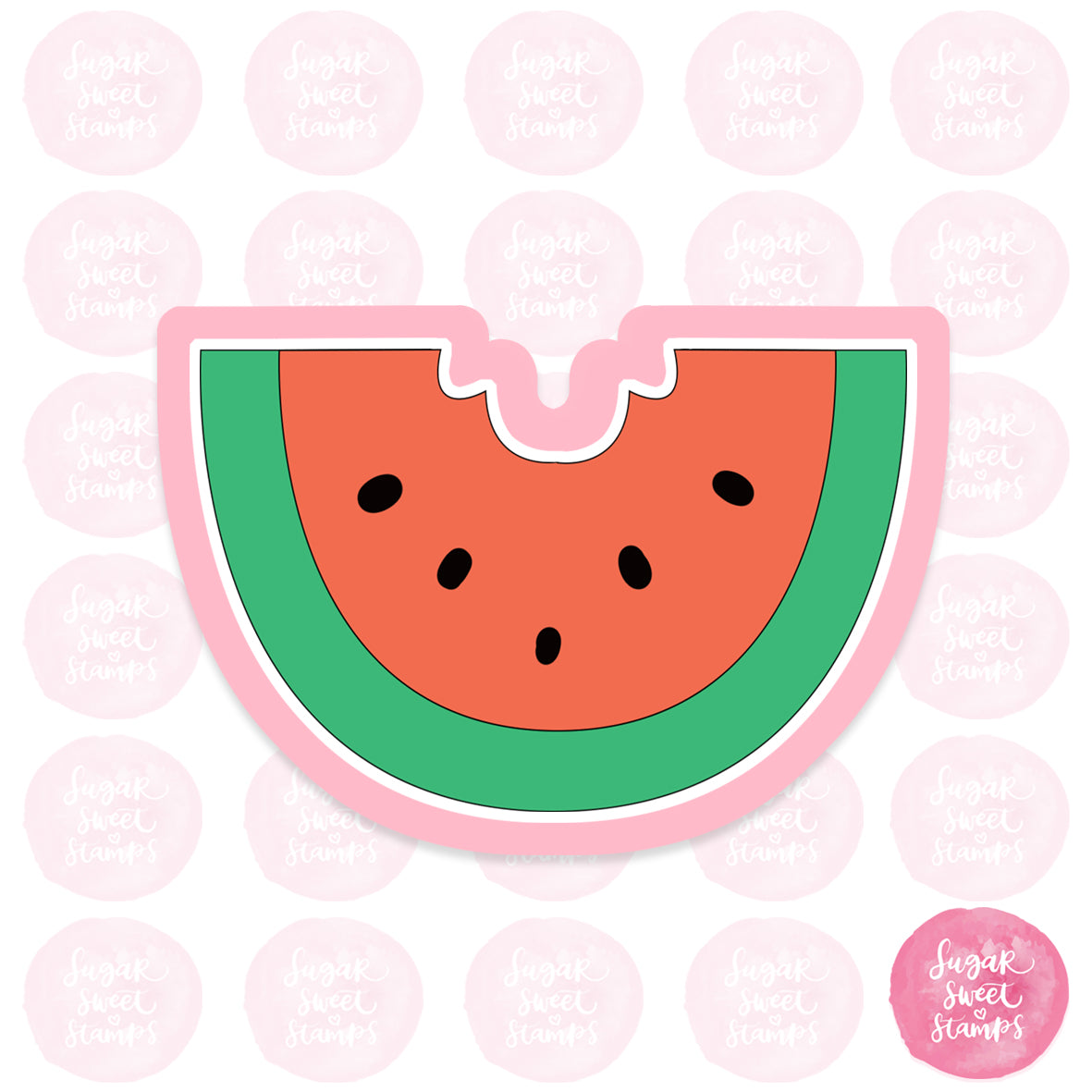 summer fruit watermelon juice custom 3d printed cookie cutter