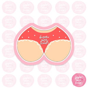 butts boobs bra underwear funny cute lingerie custom 3d printed cookie cutter