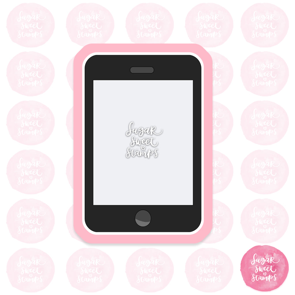 technology cellphone mobile phone tech iphone samsung custom 3d printed cookie cutter