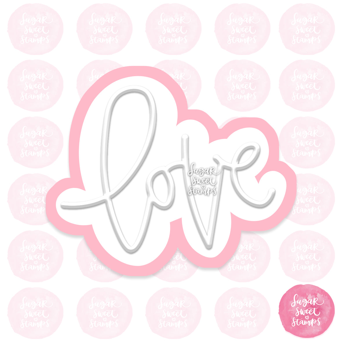 love phrase wording quote alphabet shape romance valentine custom 3d printed cookie cutter